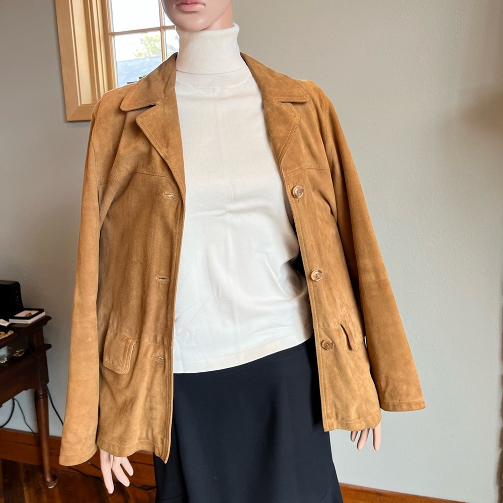 Vintage Free Living suede jacket.  Circa 1990s